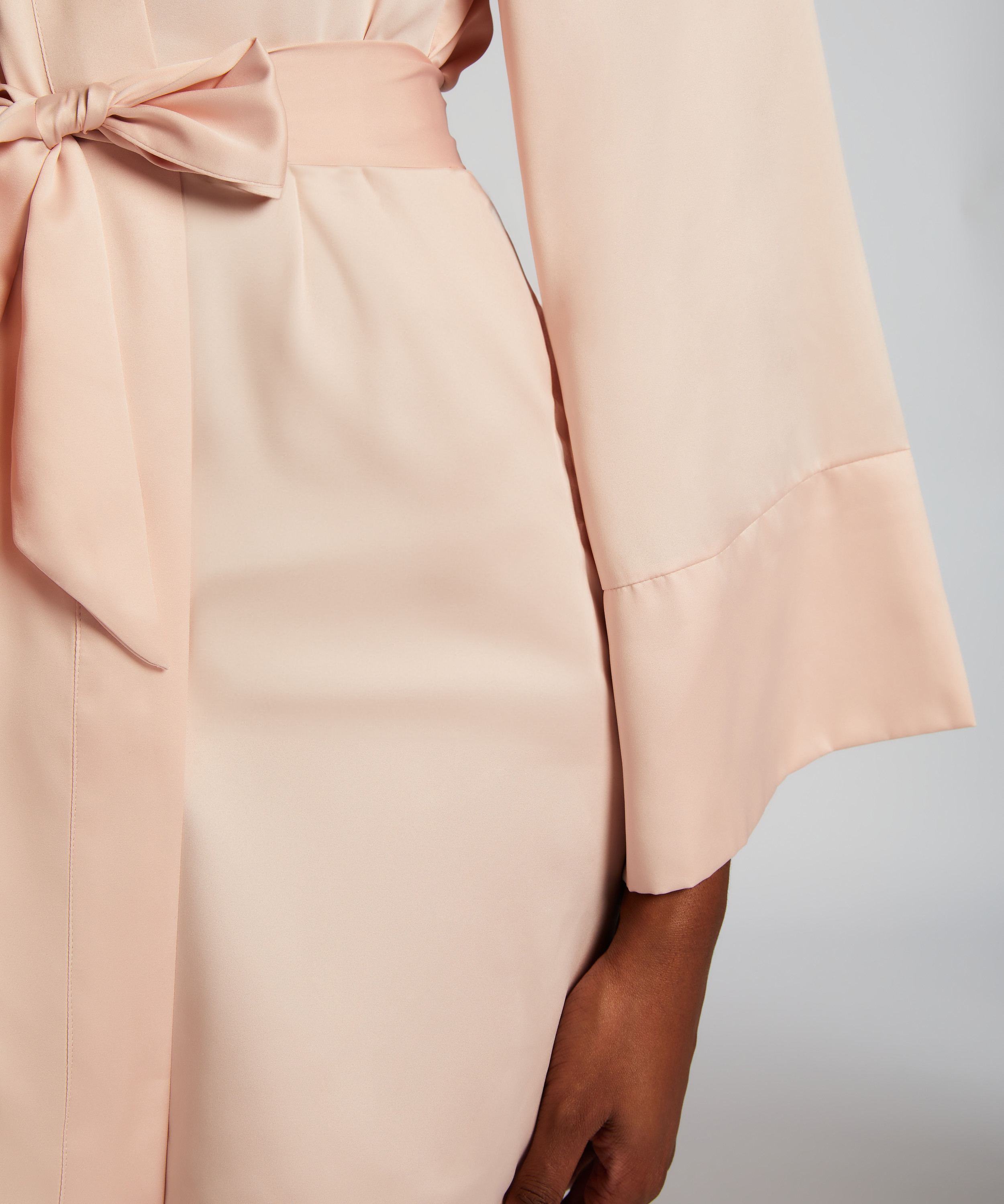 Kimono Satin, Lyserød, main