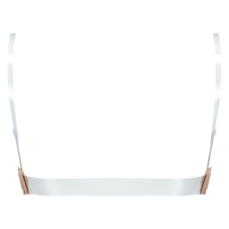 Formstøbt bøjle-bh Transparent Back, Beige