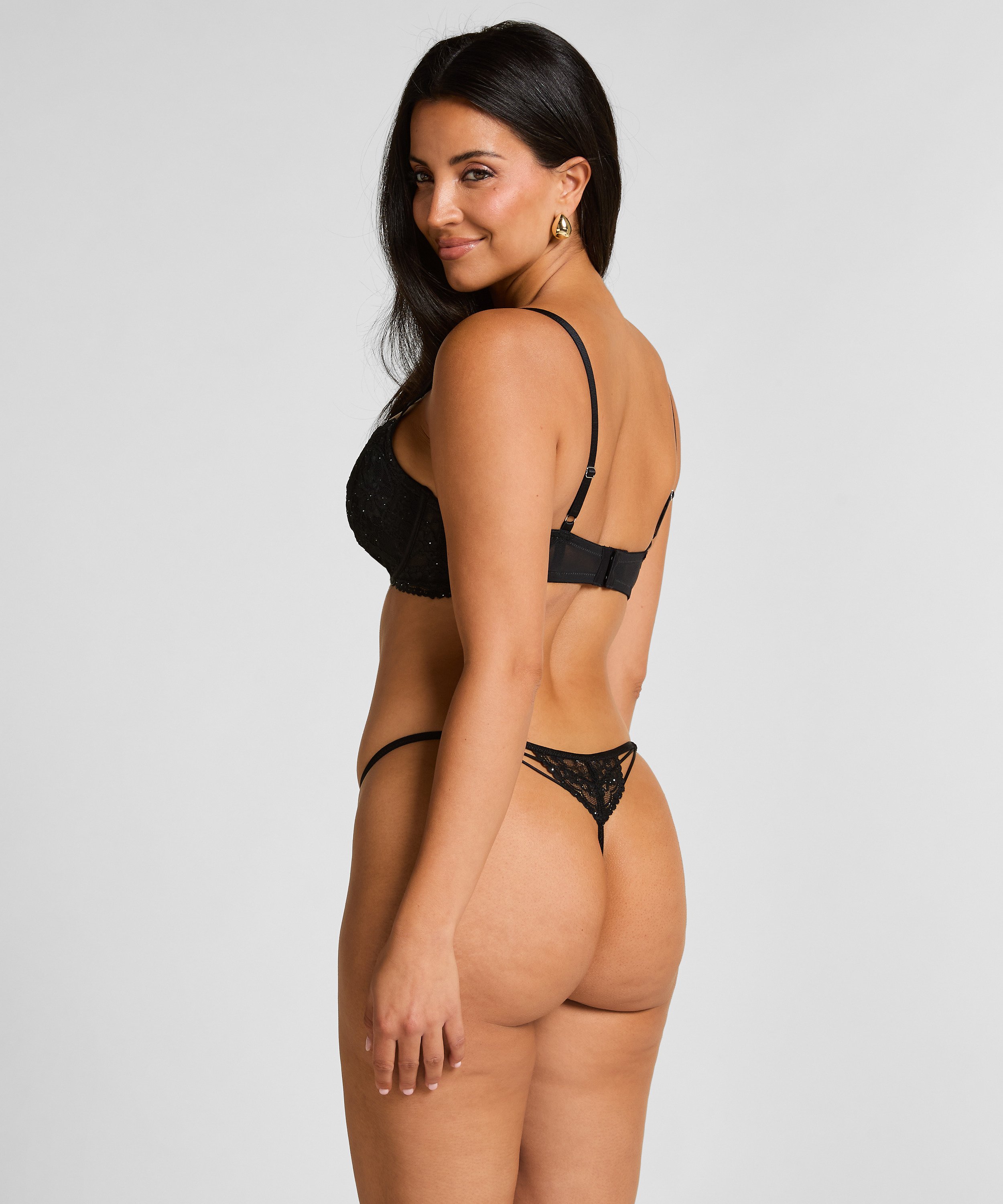 Formstøbt bøjle-bh Sabrina, Sort, main