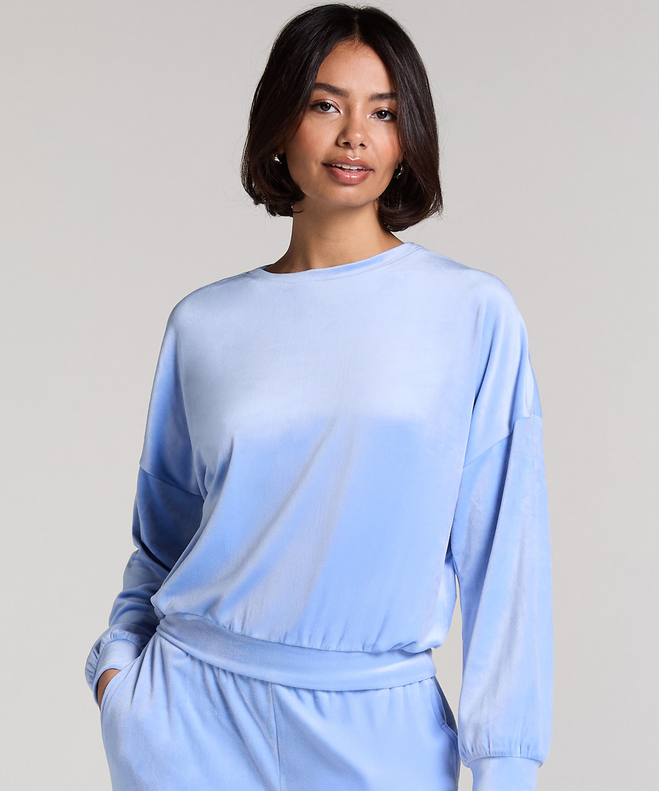 Velourtop, Blå