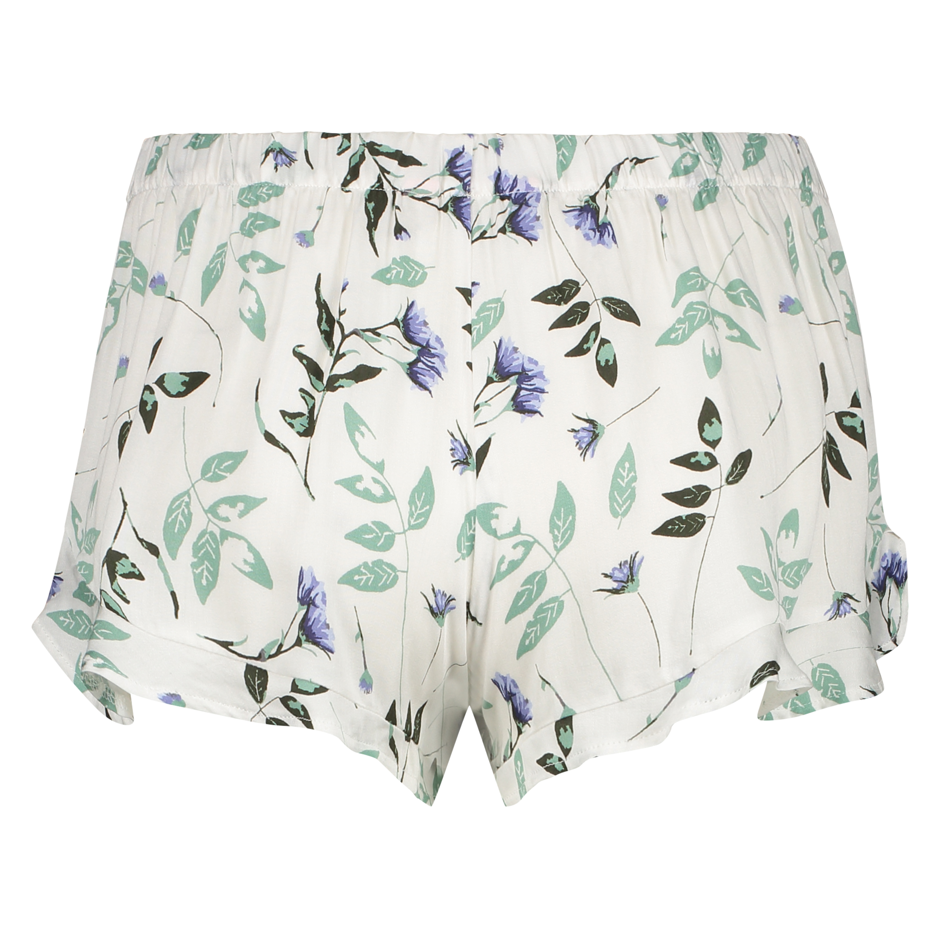 Pyjamasshorts, Hvid, main