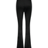 Flared Velours leggings, sort