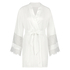 Kimono satin Bridal, Hvid