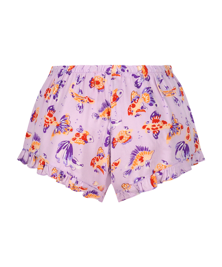 Pyjamasshorts Satin, Lilla