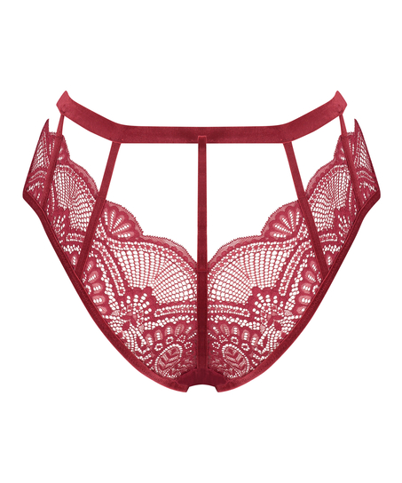 Brasiliansk bundløs trusse Blondie, rød