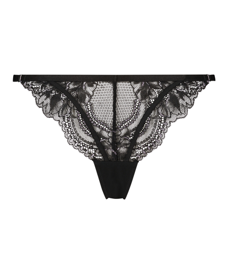 G-streng Donna Sparkle, sort