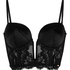 Grace mini-bustier, Sort