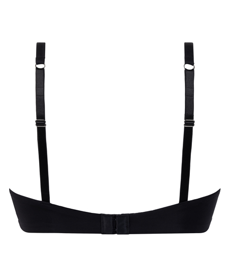 Formstøbt bh uden bøjle Lea Lace, Sort