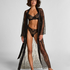Kimono Allover Lace, Sort