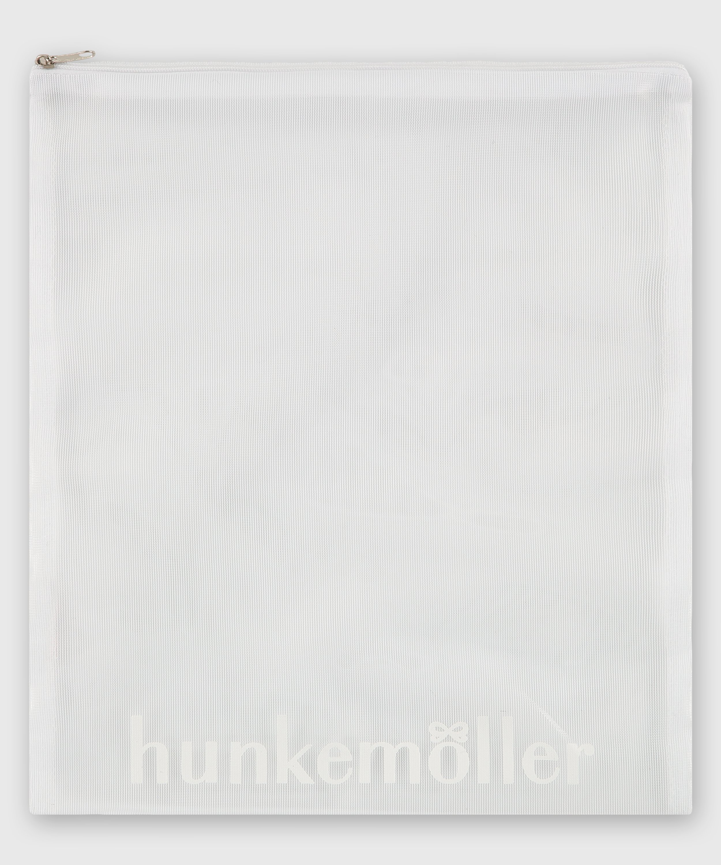 Vaskepose lynlås, Hvid, main