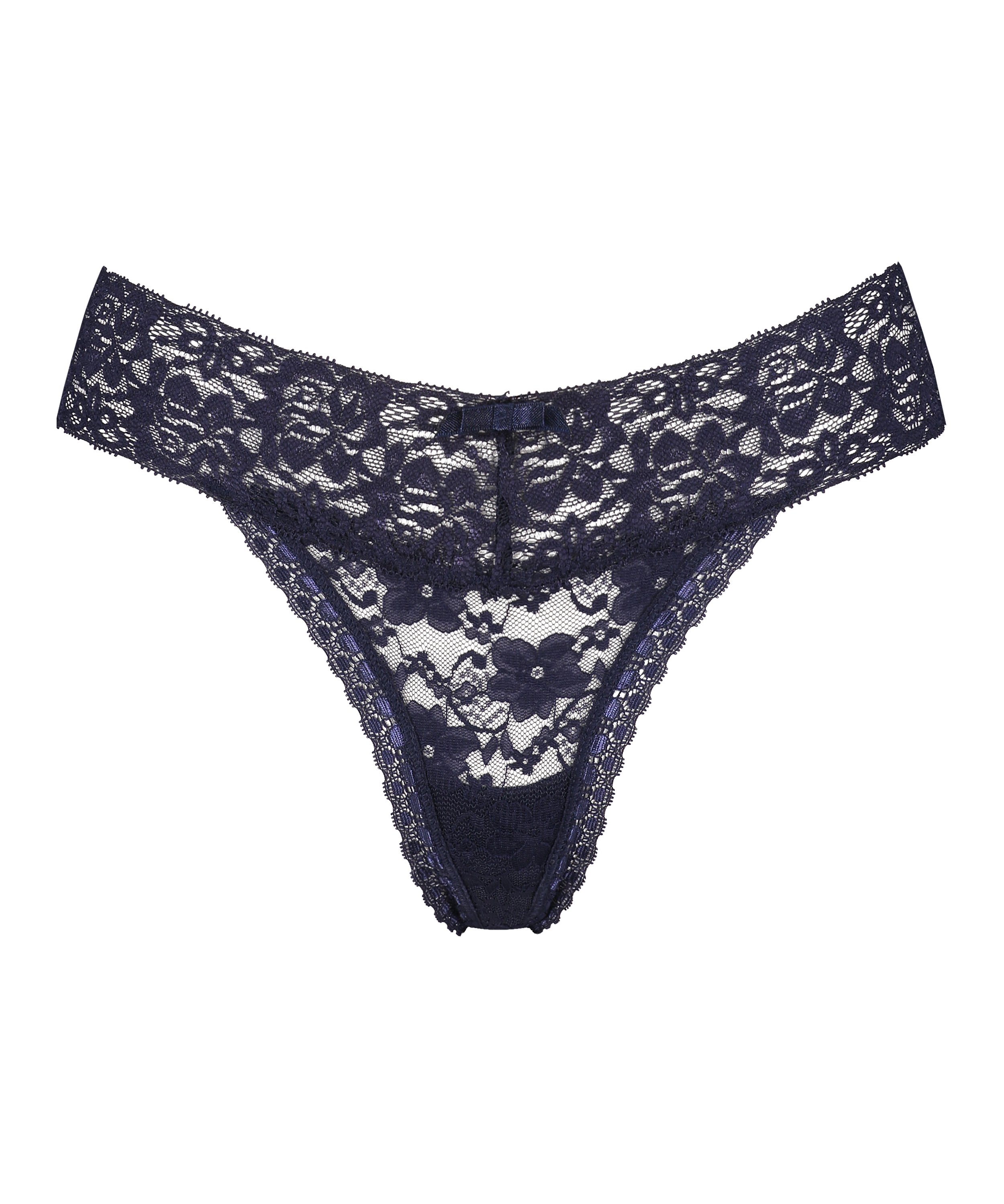 Ekstra lav v-streng, Blå, main