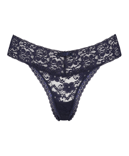 Ekstra lav v-streng, Blå