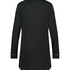 Langærmet jerseyskjortekjole Essential, Sort