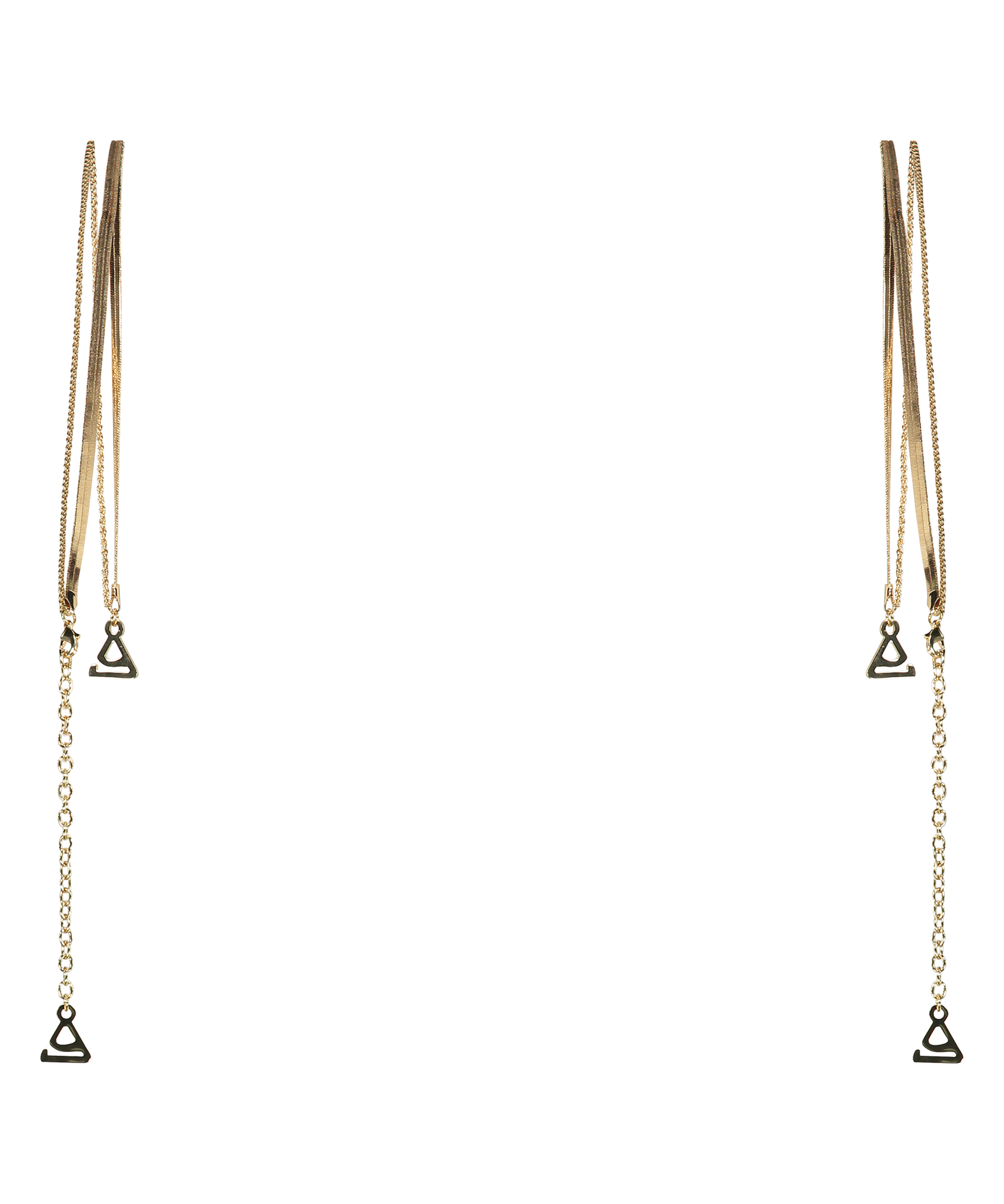 Aftagelige bh-stropper, gul, main