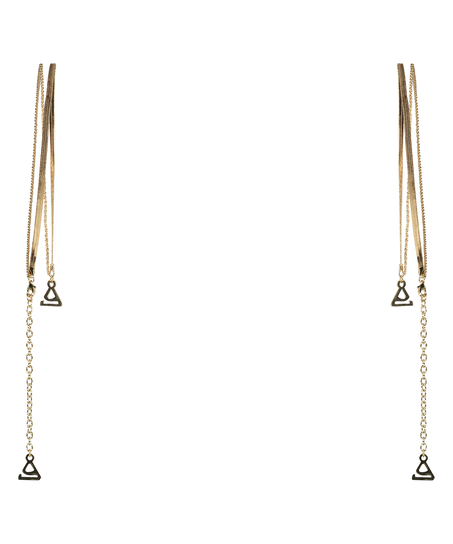 Aftagelige bh-stropper, gul