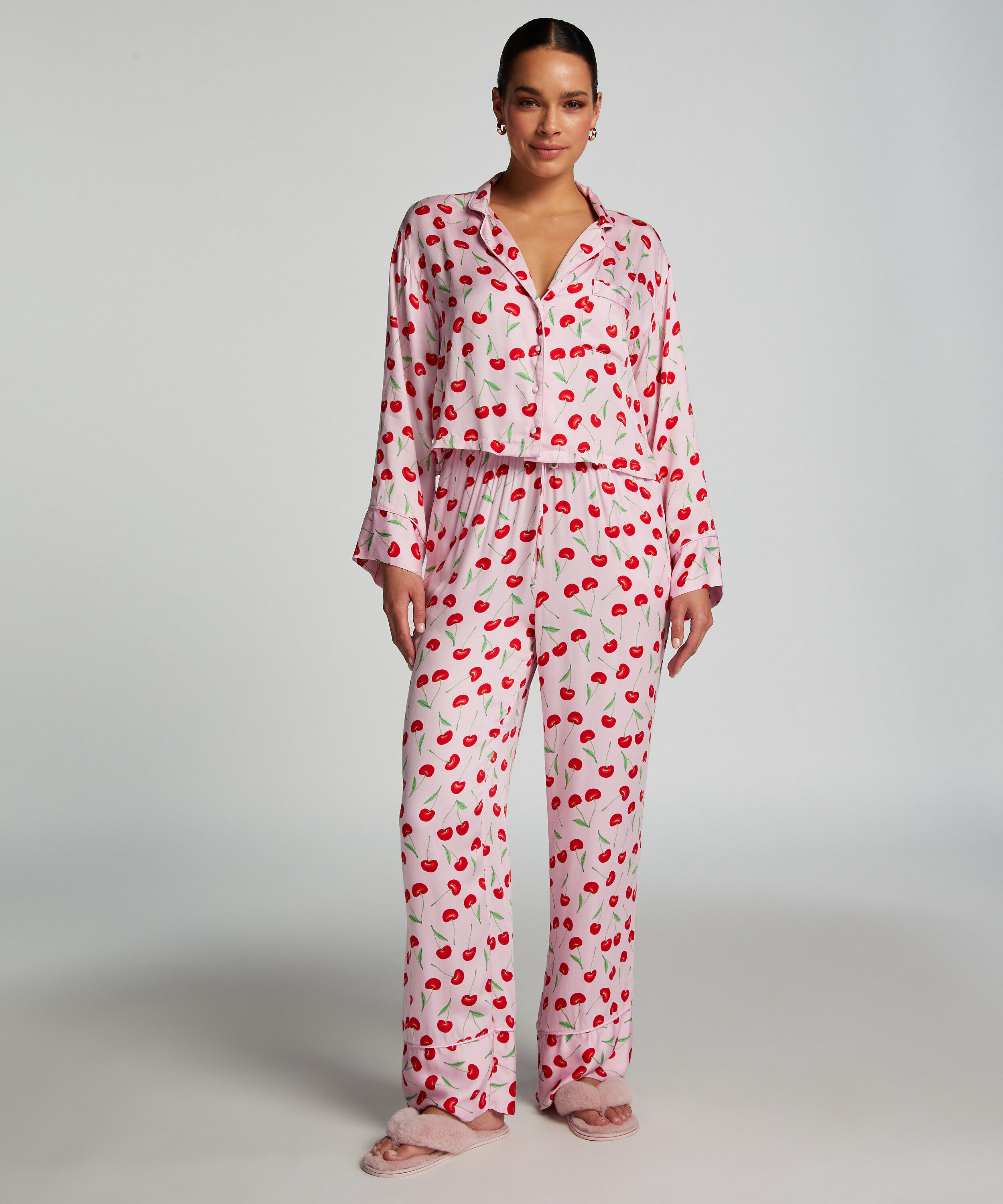 Pyjamasbukser Woven Springbreakers, Lyserød