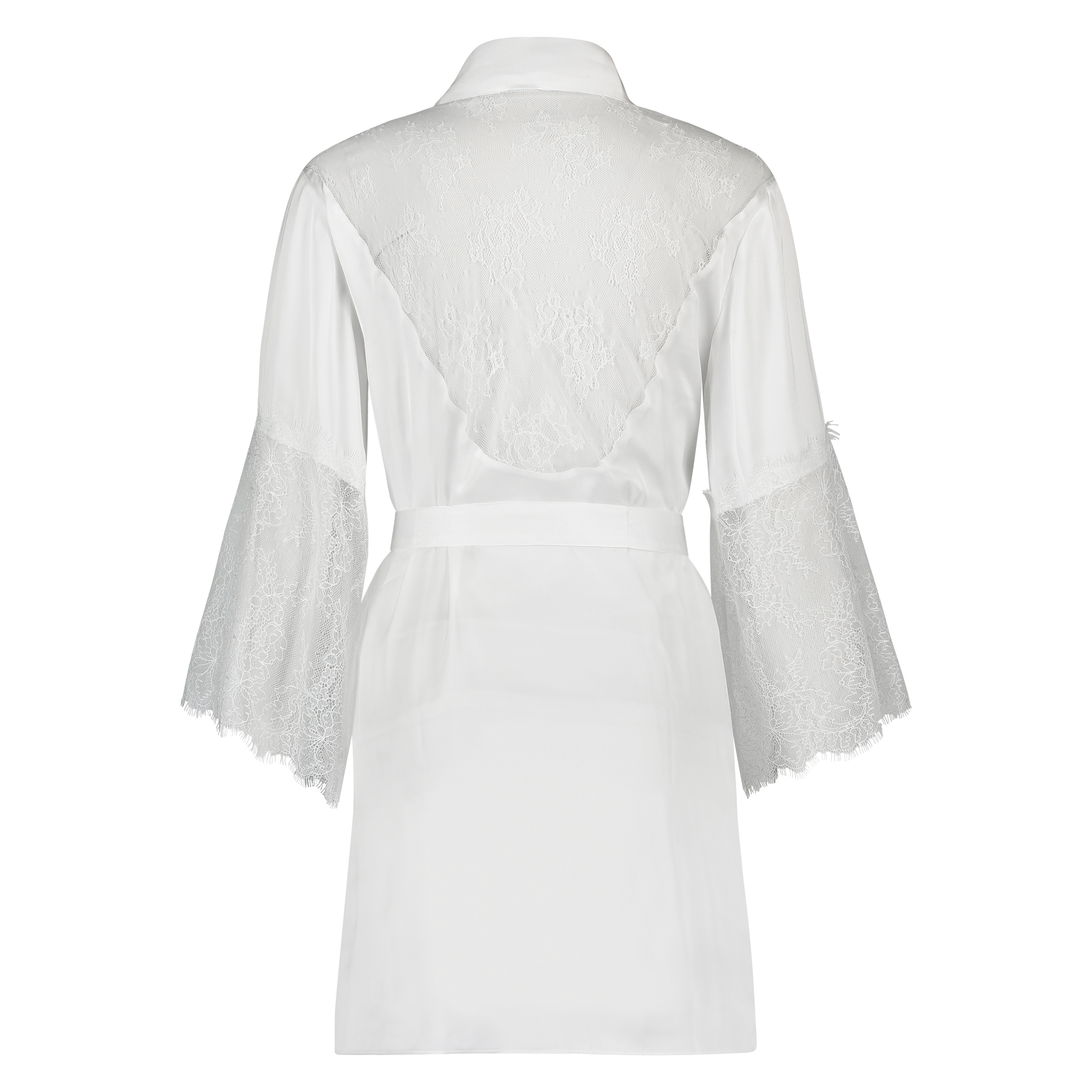 Kimono Satin Lily, Hvid, main