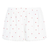 Pyjamasshorts Pointelle, Hvid