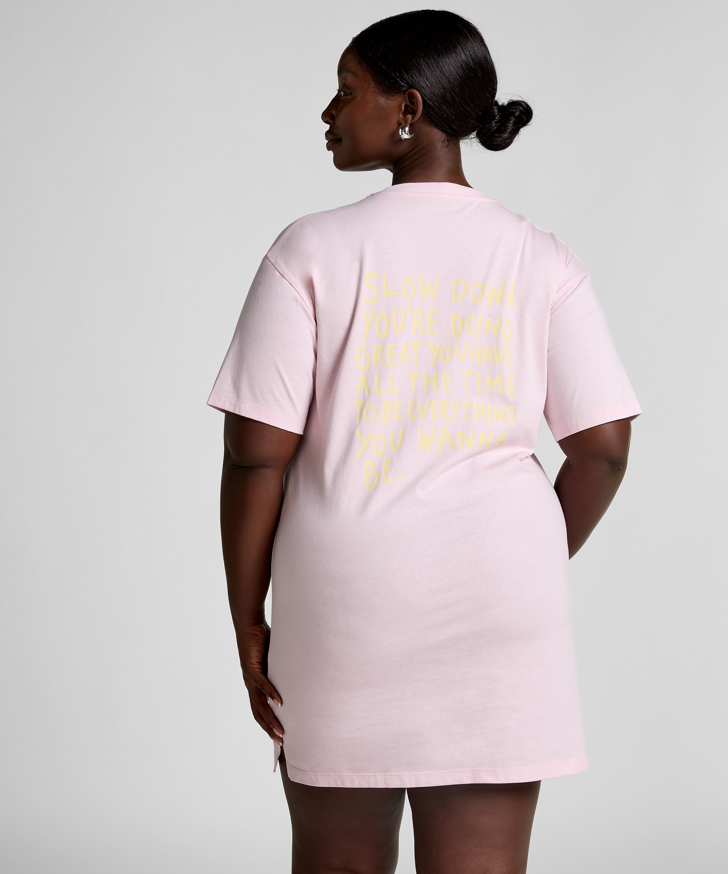 Natkjole, Lyserød, main