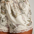 Pyjamasshorts Satin, Hvid