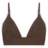Smooth Triangle Bralette, Brun