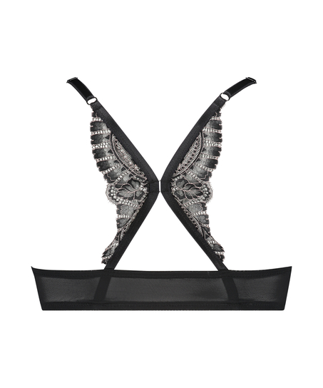 Formstøbt push-up bøjle-bh Coco, Sort