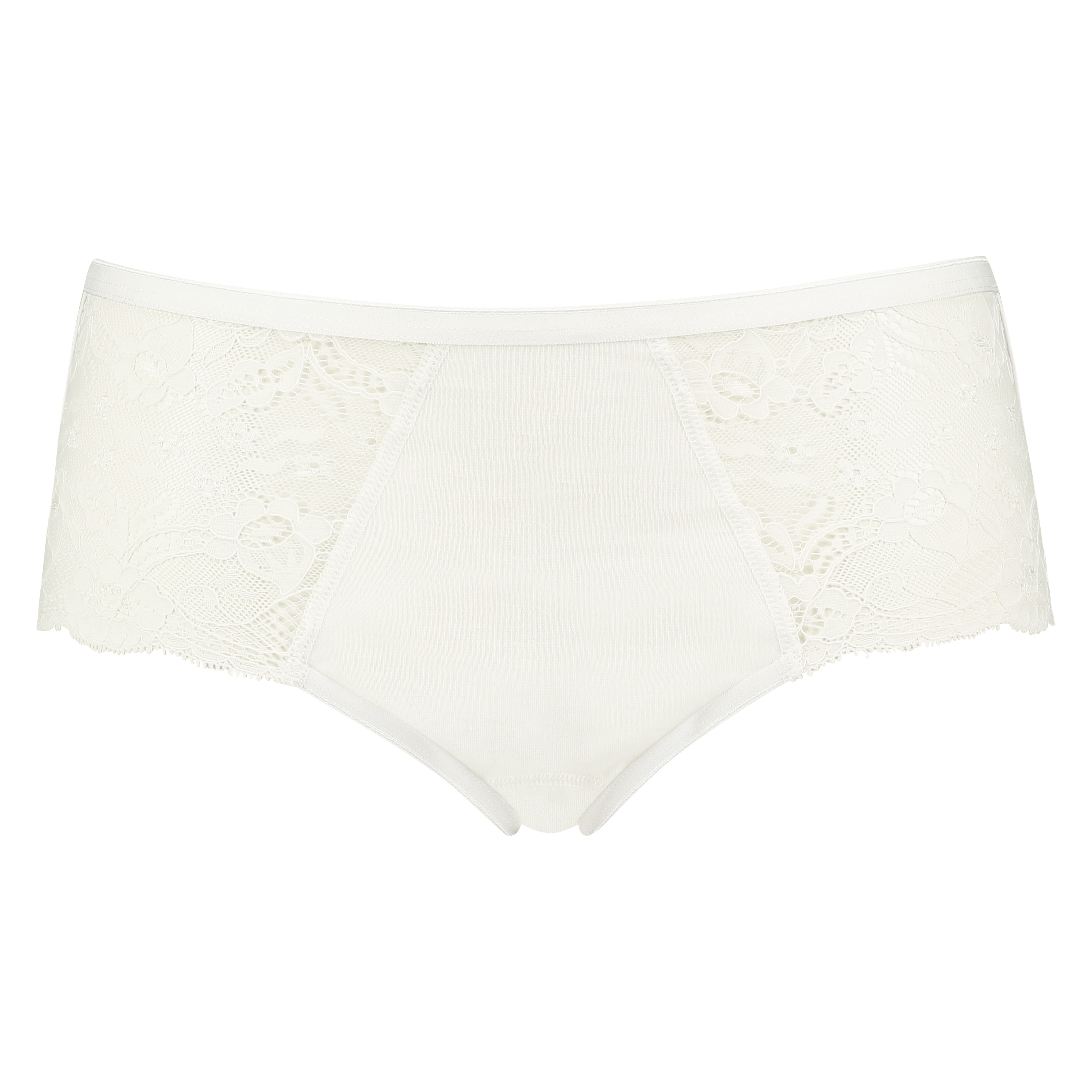 Superslip Lace Midi, Hvid, main