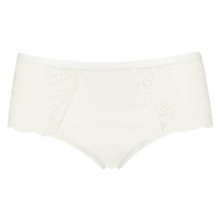 Superslip Lace Midi, Hvid