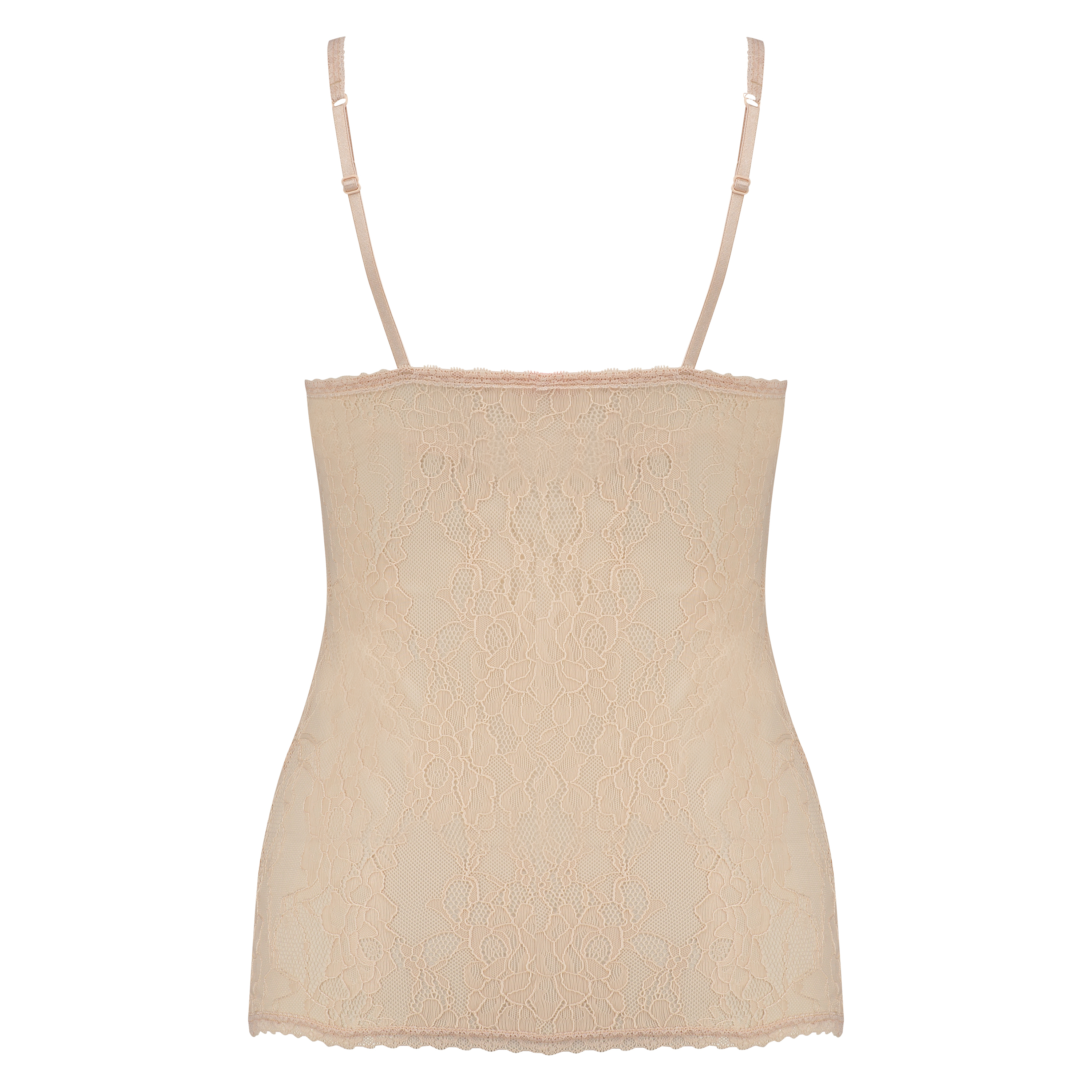 Lace tanktop, Beige, main