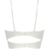 Vatteret longline maksimerende bøjle-bh Chlo, Hvid