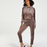 Petite Joggingbukser velour, Brown