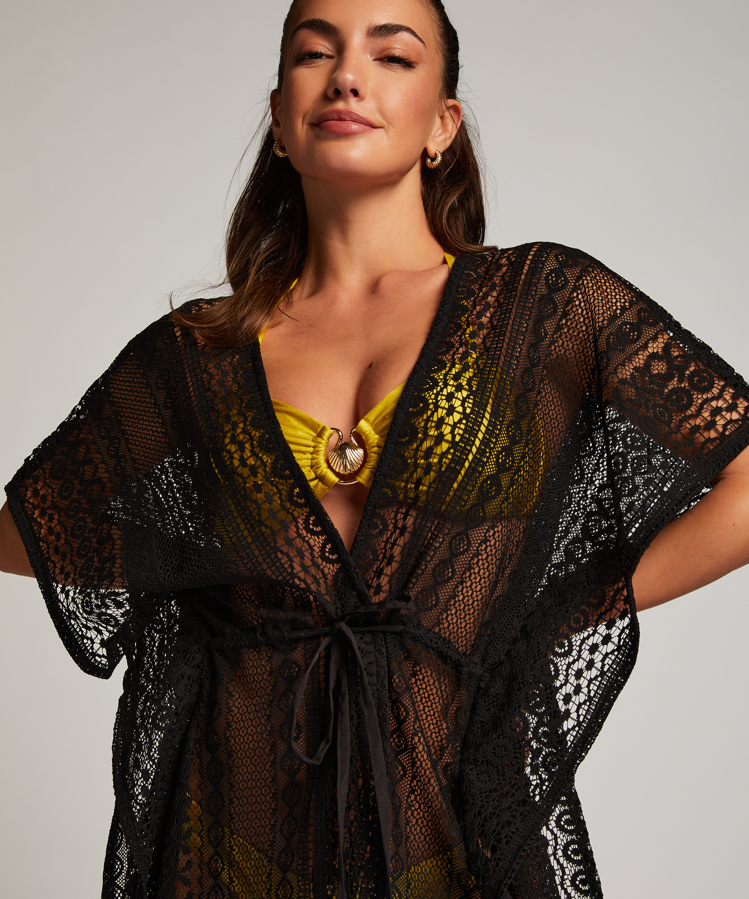 Strandkaftan, sort, main