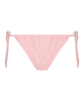 Højt udskåret bikinitrusse Texture, pink