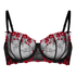 Ikke-formst&oslash;bt b&oslash;jle-bh med p&aelig;oner, Sort