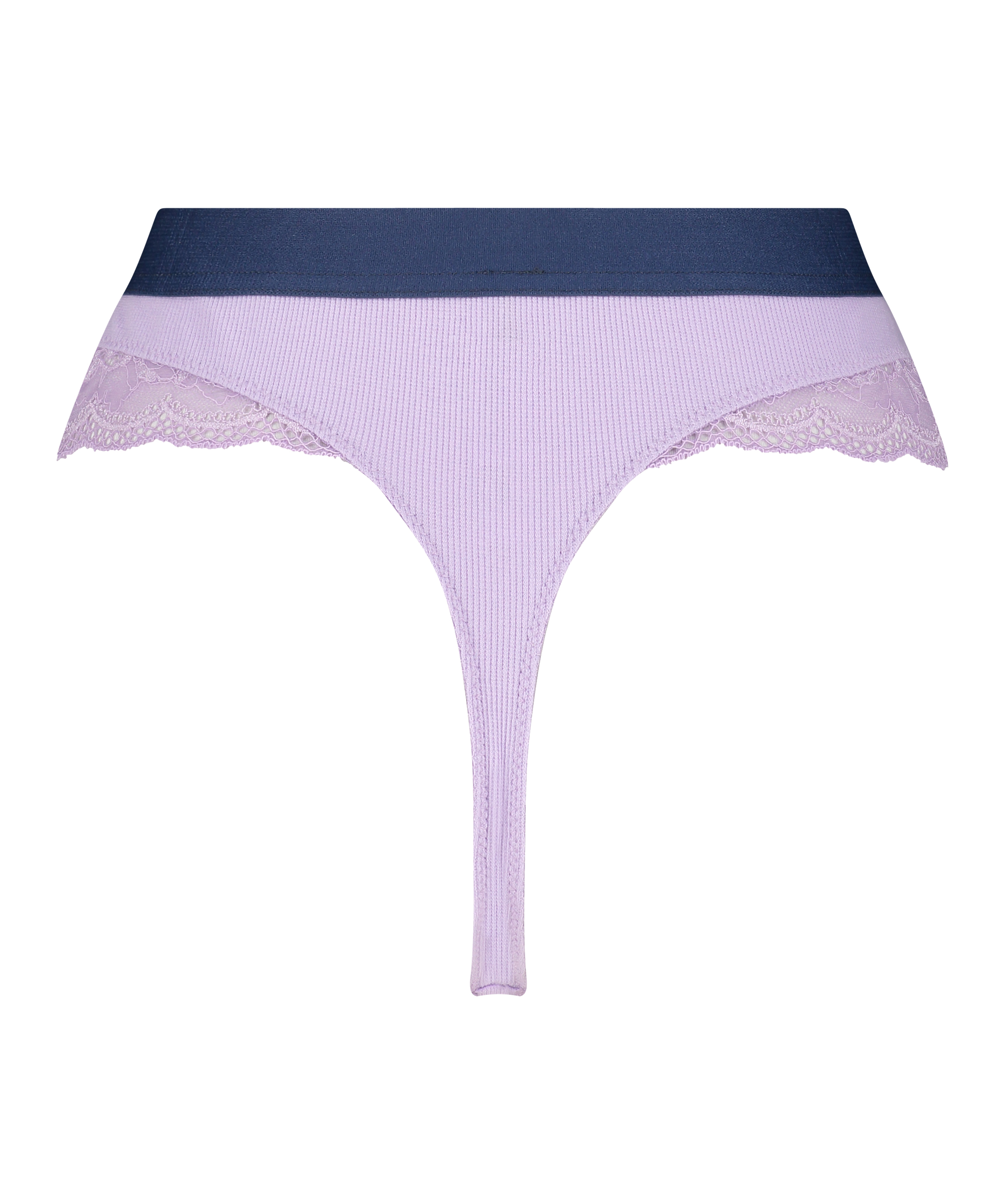 G-streng med et h&oslash;jt snit Glo Up, bl&aring;, main