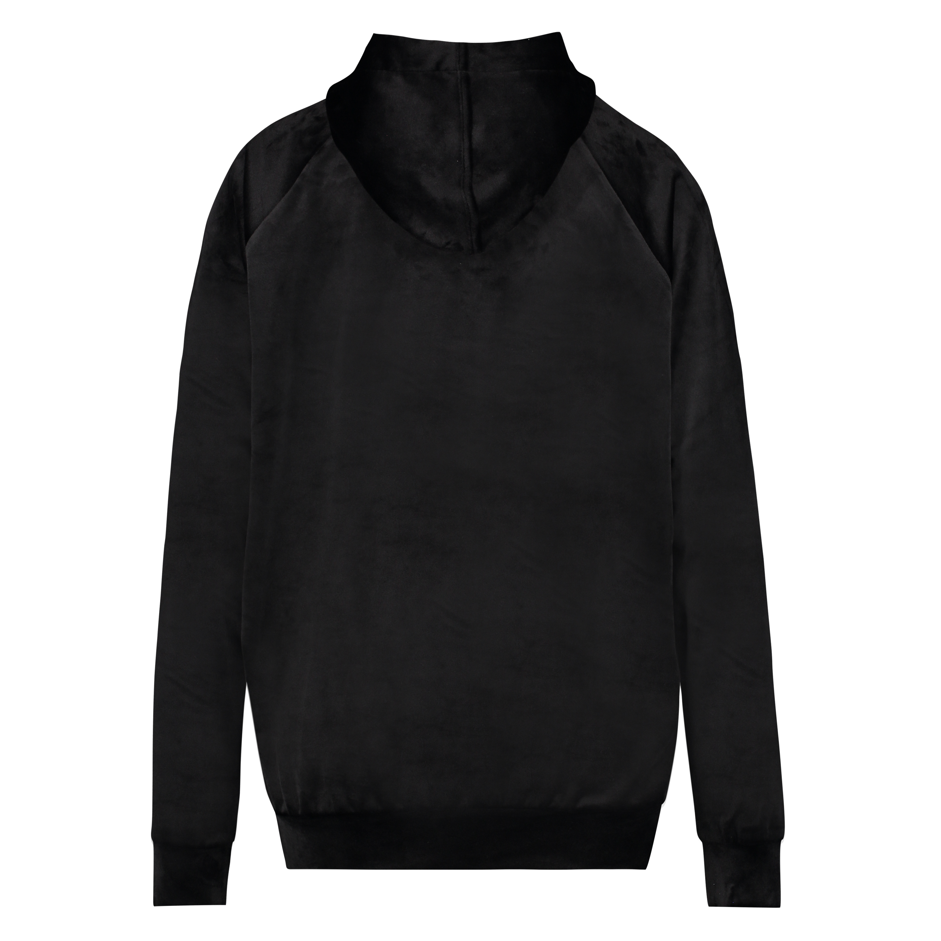 Lang&aelig;rmet, velour pyjamastop, Sort, main