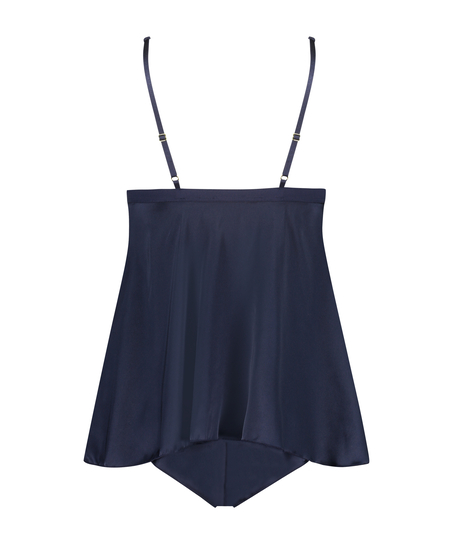 Babydoll Satin Mariah, Blå