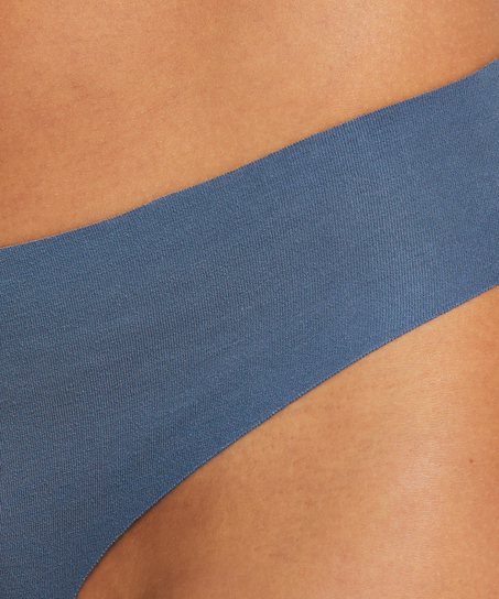 Invisible brasiliansk trusse bomuld, blå