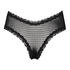 Brasiliansk trusse V-shape Mesh, Sort