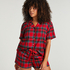 Twill pyjamas, Rød