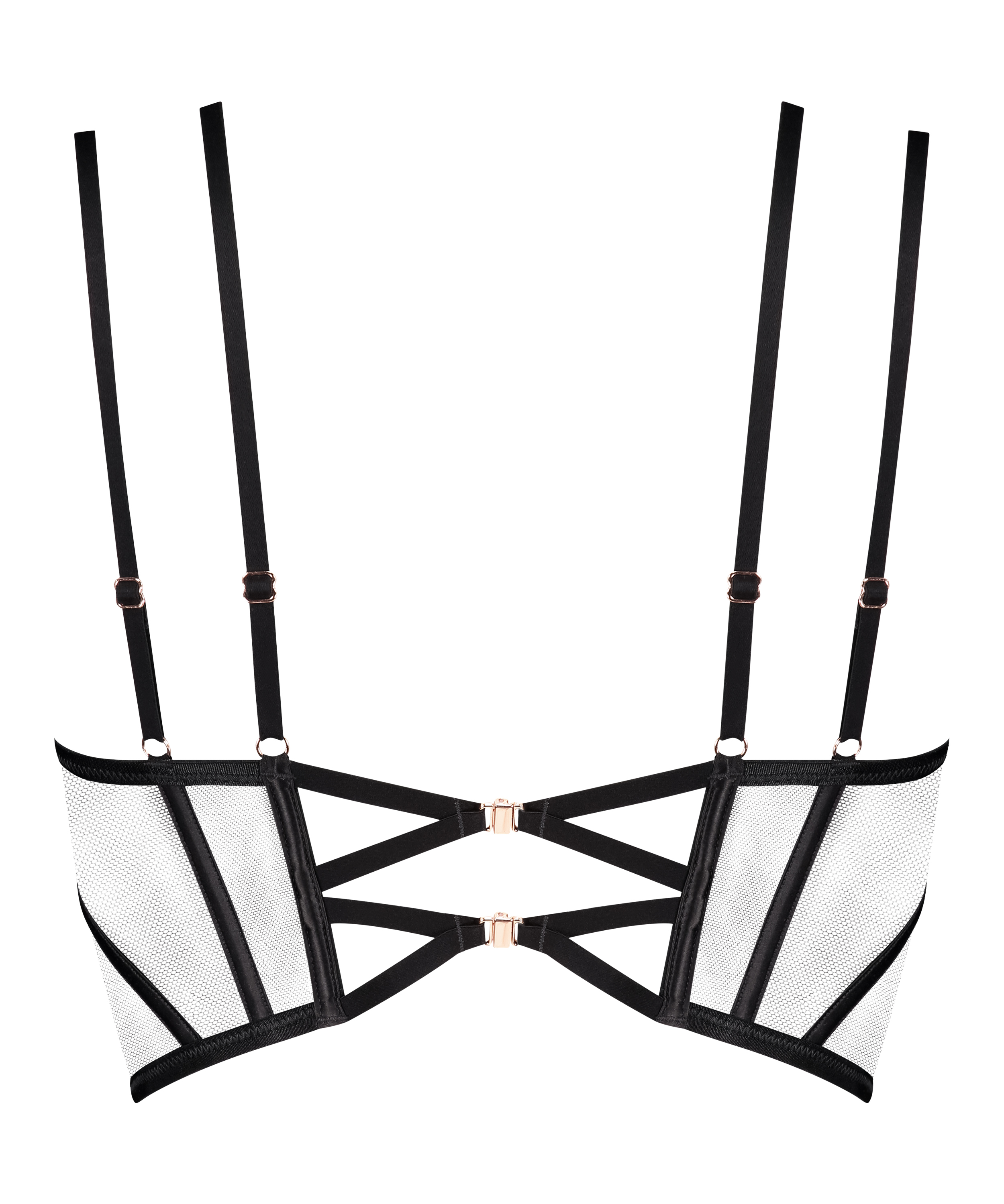 Bustier Paige, Sort, main