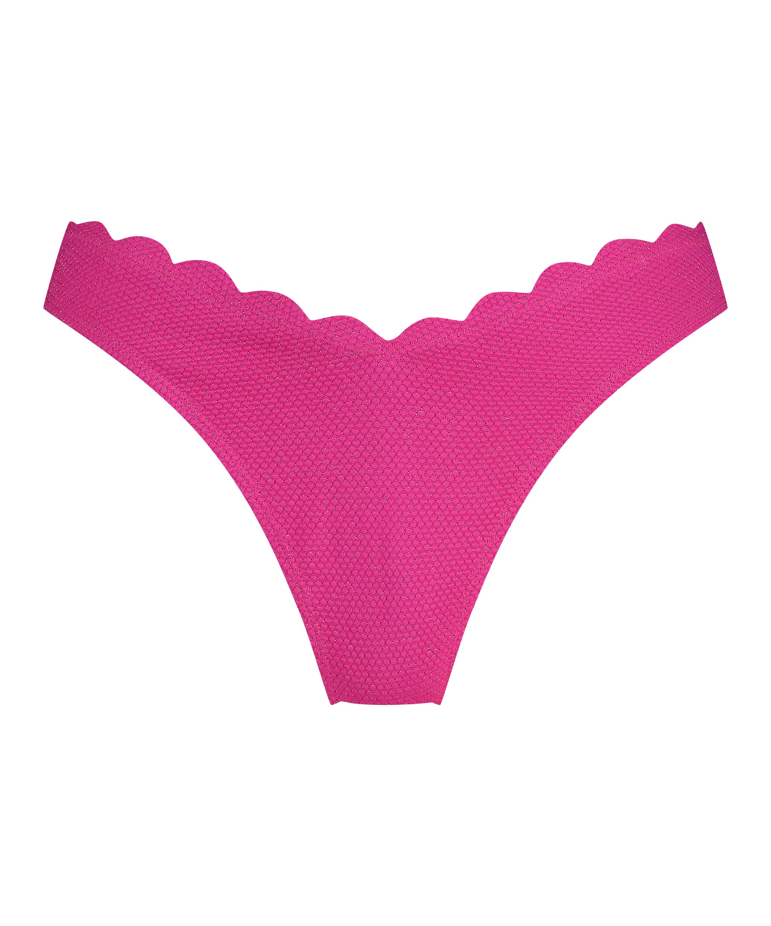 H&oslash;jsk&aring;ret Bikinitrusse Scallop Lurex, pink