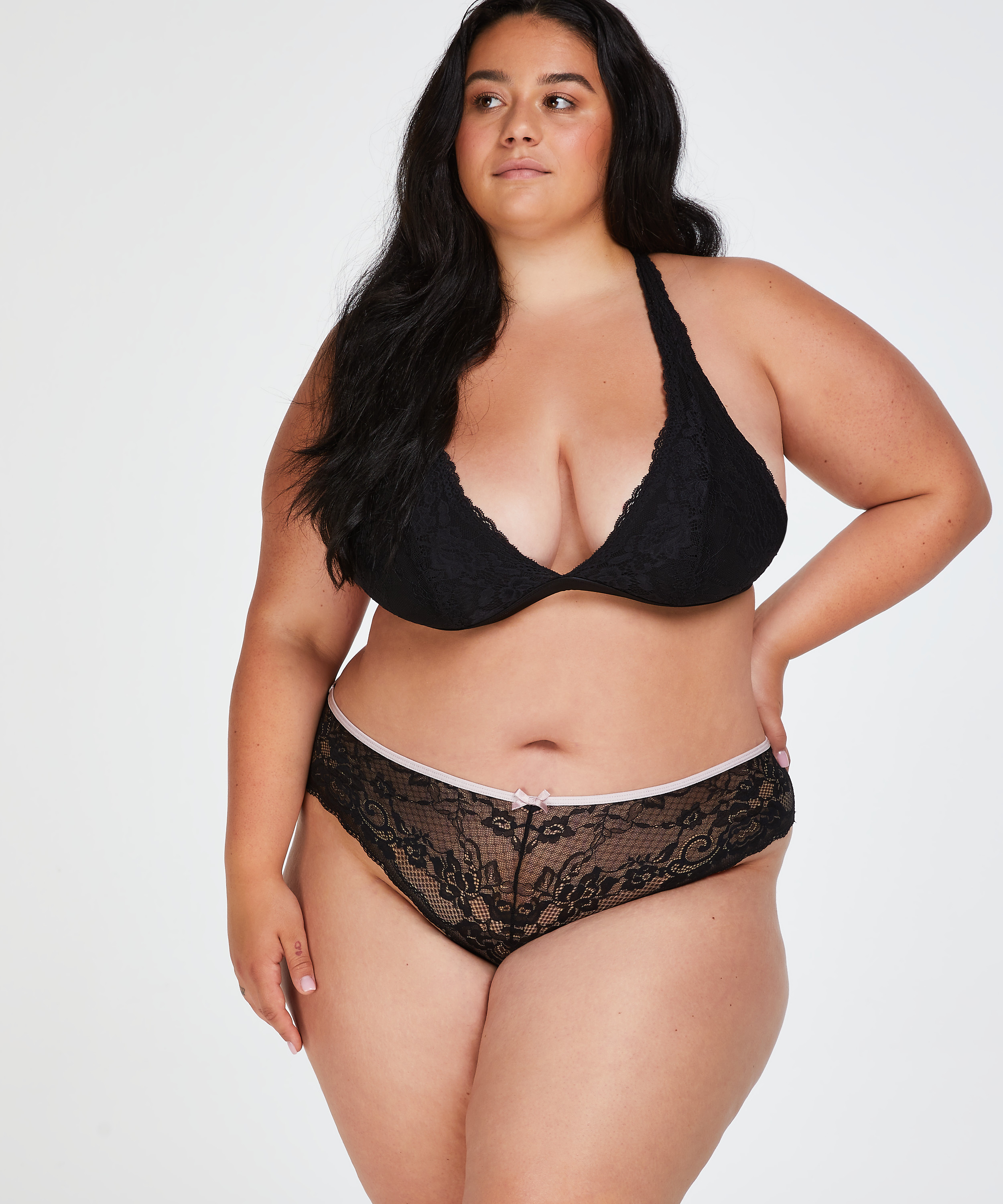 Brasiliansk kort trusse Xenna, sort, main