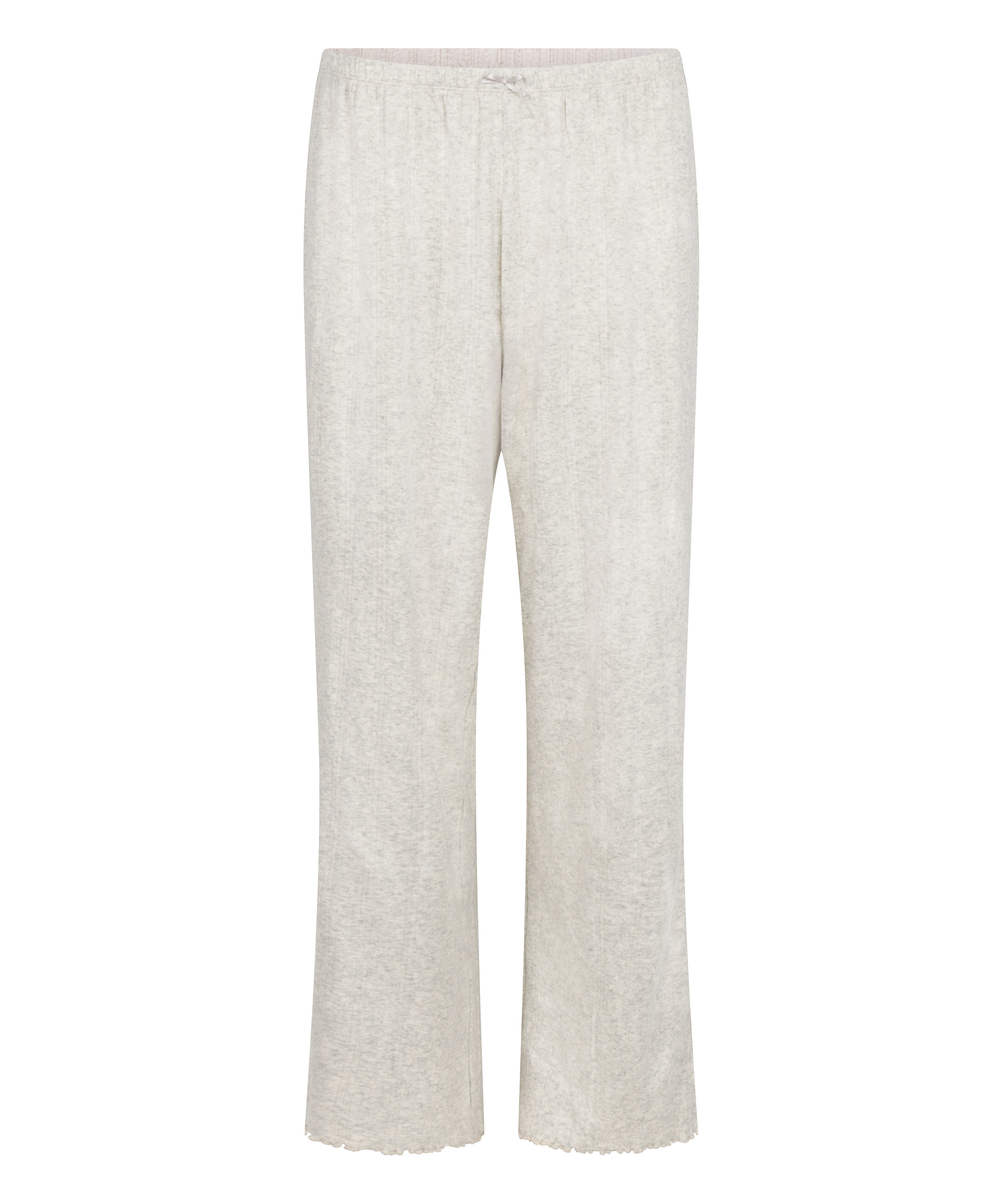Pyjama Pant Loose Pointelle, Gr&aring;, main
