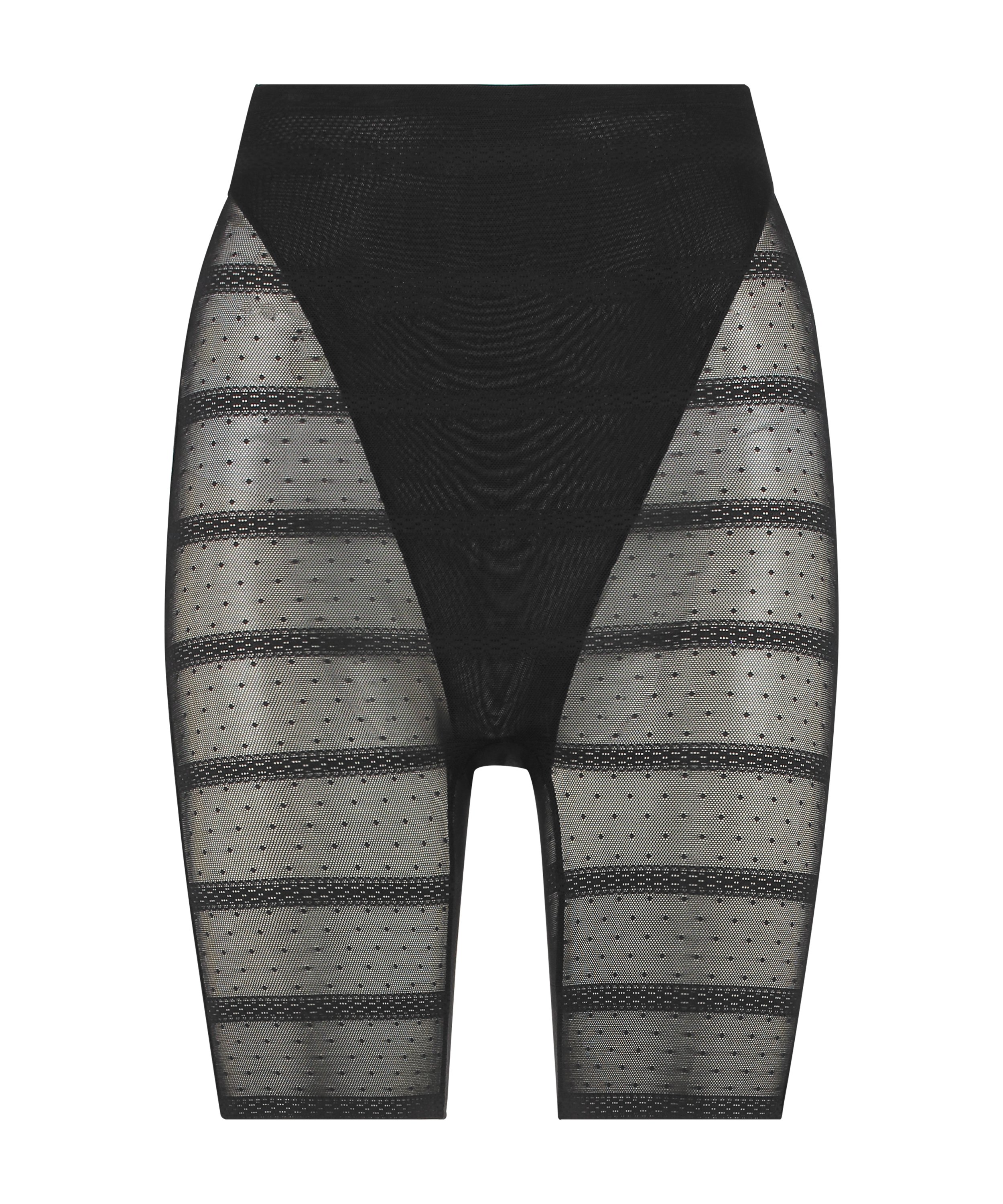 Opstrammende og slankere mesh-bukser, Sort, main