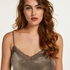 Cami Velour Lace, Brown