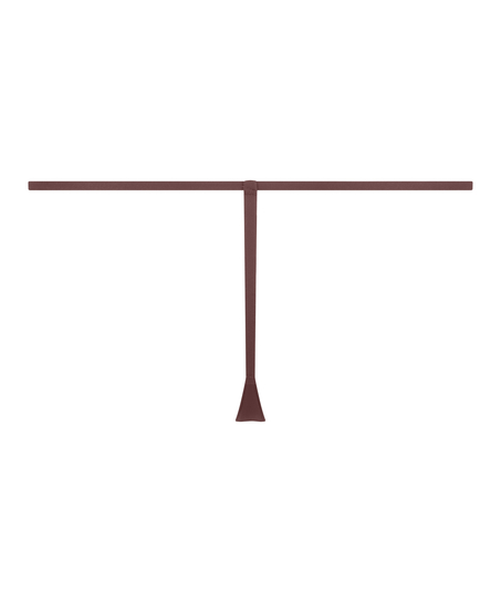 Sømløs g-streng, Brun