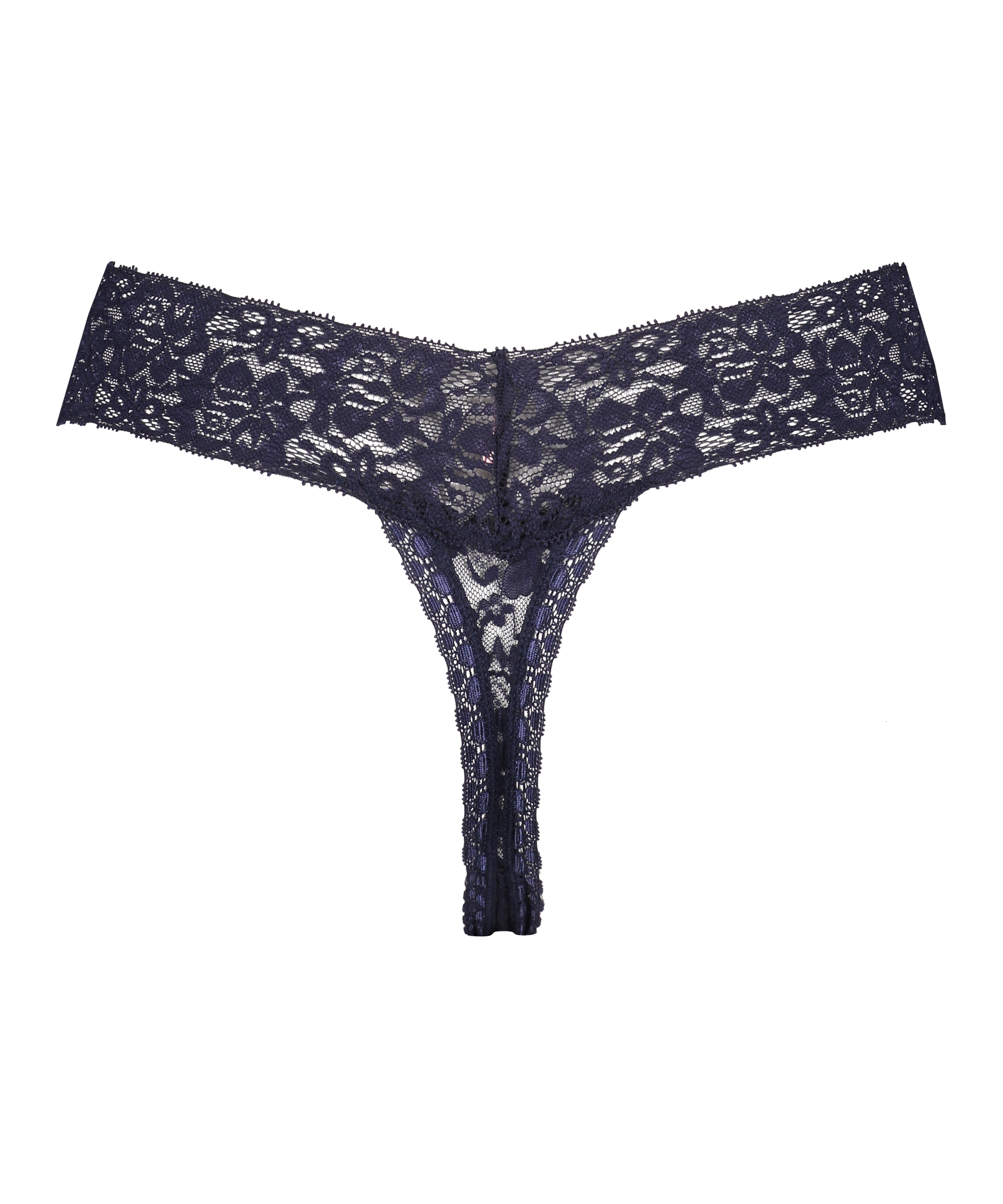 Ekstra lav v-streng, Blå, main