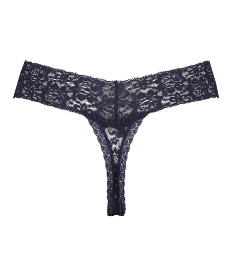 Ekstra lav v-streng, Blå