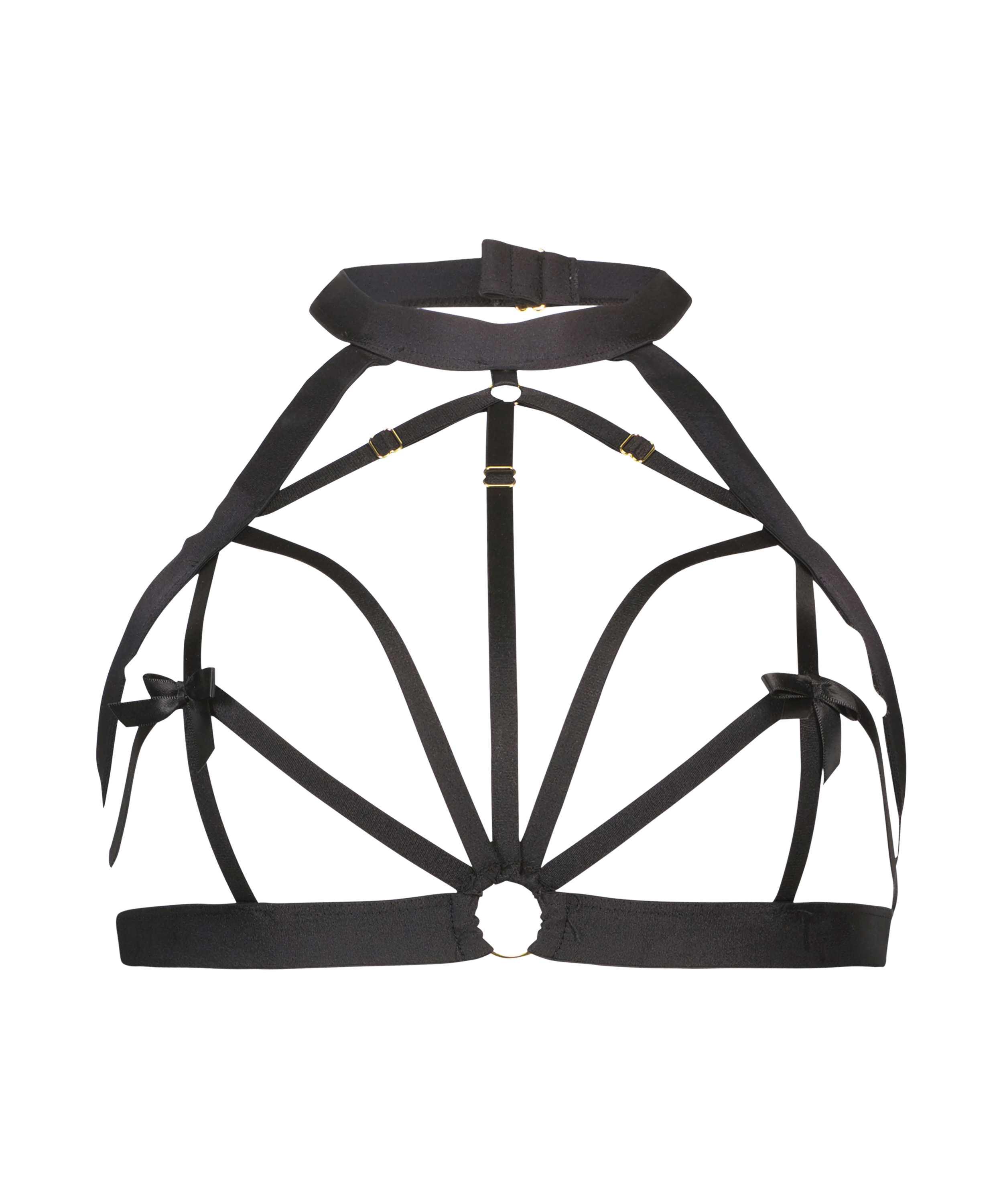 Bralette Minx, Sort, main